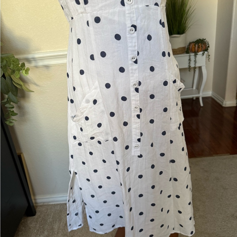 Polka Dot Button-Up Shirt ESSUE MEDIUM - Picture 8 of 16
